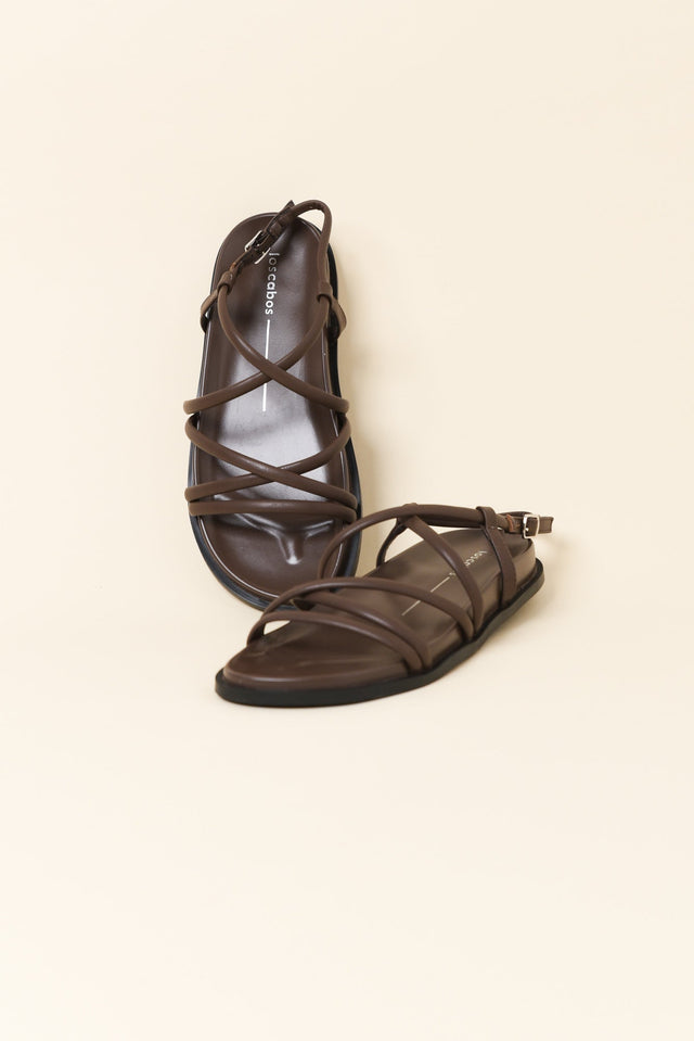 Zarn Chocolate Strappy Sandal image 2