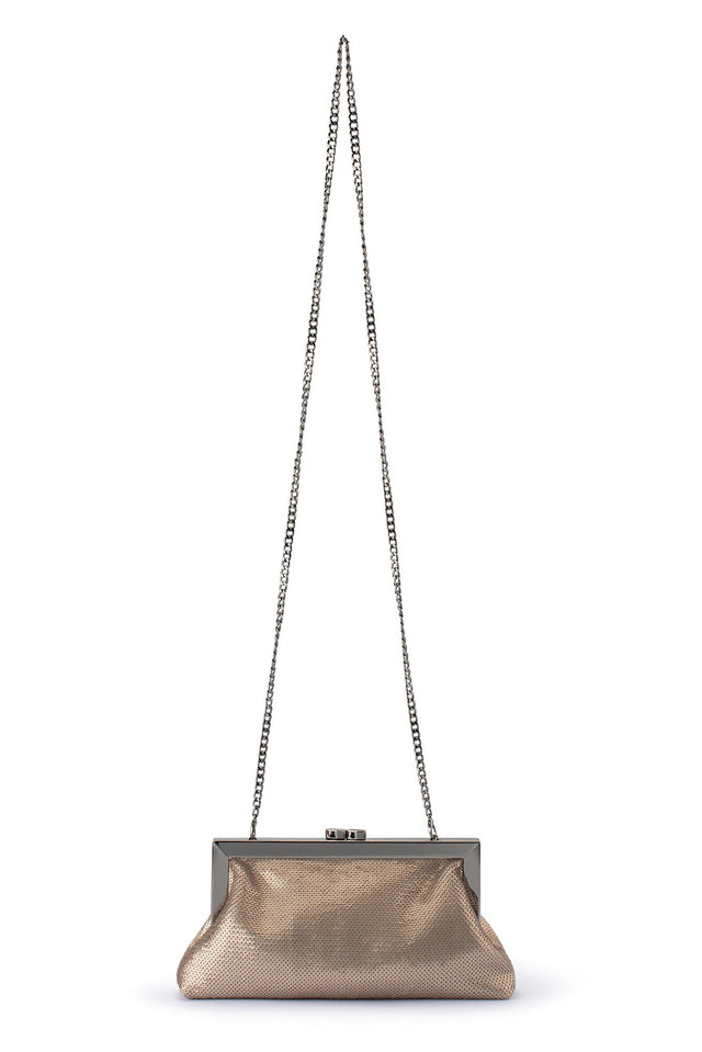 Zephyr Champagne Sequin Clutch image 7