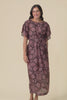 Isa Pink Floral Cotton Silk Dress,Video
