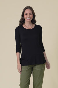 Nicky Black 3/4 Sleeve Top,Video