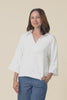 Brayden White Collared Blouse,video