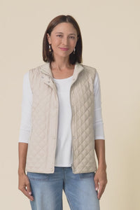 Joey Cream Puffer Vest