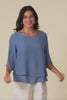 Liora Steel Layered Top