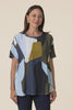 Lockner Navy Abstract Hi Lo Top,Video