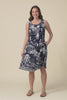 Enya Navy Beach Cotton Dress,video