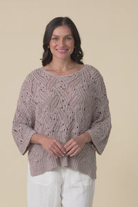 Prima Taupe Woven Top,video