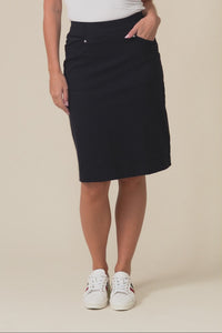 Air-Lite Navy Stretch Pocket Skirt