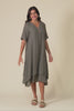 Nala Khaki Layers Dress