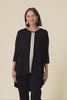 Keiran Black Stripe Cotton Top