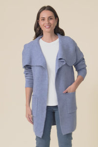 Abigail Blue Oversized Cardigan