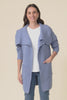 Abigail Blue Oversized Cardigan