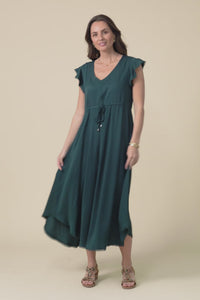 Libby Emerald Midi Dress,video