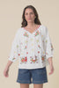 Paradiso Cream Beach Cotton Tassel Top,video