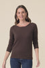 Valery Chocolate Wool Cashmere Jumper