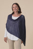 Carrie Navy Cashmere Bamboo Poncho,Video