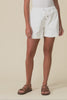 Emma White Denim Relaxed Shorts,Video