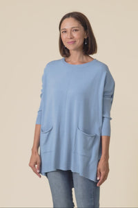 Helsinki Steel Knit Pocket Jumper