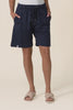 Summer Navy Cotton Fleece Shorts,Video