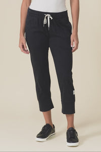 Fundamental Brunch Black Cotton Sweatpants