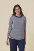 Colorado Navy Stripe Knit Top