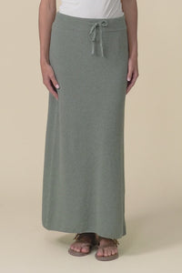 Hyatt Green Cotton Skirt,video