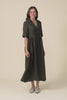 Hamlin Olive Collared Tie Dress,video