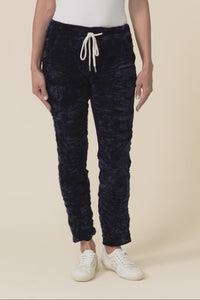 Soleil Navy Drawstring Pants