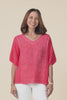 Ziola Red Linen Cotton Top,video