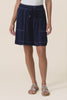 Sage Navy Contrast Shorts,Video