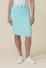 Palin Blue Zip Front Skirt,Video