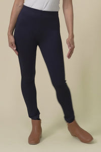 Elsa French Navy Winter Ponte Pants,Video