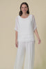 Talia White Silk Layer Top,Video