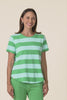 Spritz Green Stripe Cotton Tee,Video