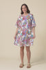 Cortina White Paisley Cotton Dress,video