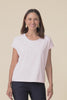 Mindy Pink Cotton Shell Tee,video