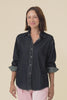 Abriella Dark Blue Denim Shirt