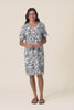 Victoria Cream Paisley Linen Blend Dress,Video
