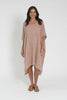 Belize Rust Linen Kaftan,Video
