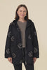 Mintaro Black Sequin Quilted Jacket