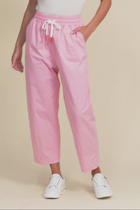 Martin Pink Cotton Barrel Pants