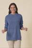 Yanny Blue Organic Cotton Knit Jumper