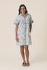 Jade Orange Holiday Denim Shirt Dress,Video
