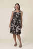 Enya Chocolate Flower Cotton Dress,Video