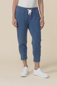 Fundamental Brunch Vintage Blue Cotton Sweatpants,Video