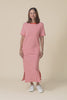 Merry Orange Stripe Cotton Tee Dress,Video