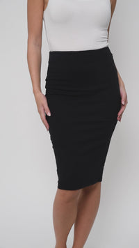 Alicia Black Tube Skirt