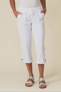 Lindsay White 7/8 Cargo Pants