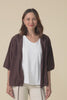 Saltair Chocolate Linen Zip Jacket,Video