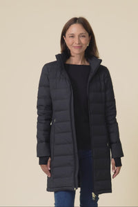 Sydney Black Down Puffer Coat