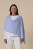 Elorie Blue Cotton Cashmere Poncho,Video